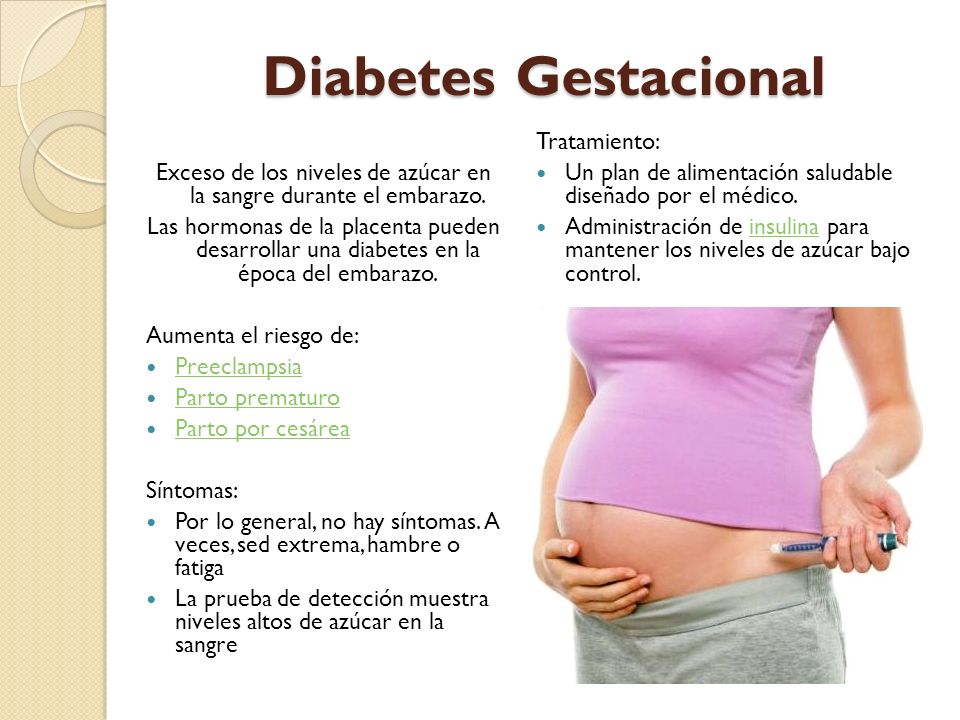 Diabetes sintomas en el embarazo la de